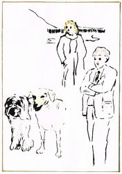 FvV MRAF Happy Family 2 1985 drawing with felt tipped pen